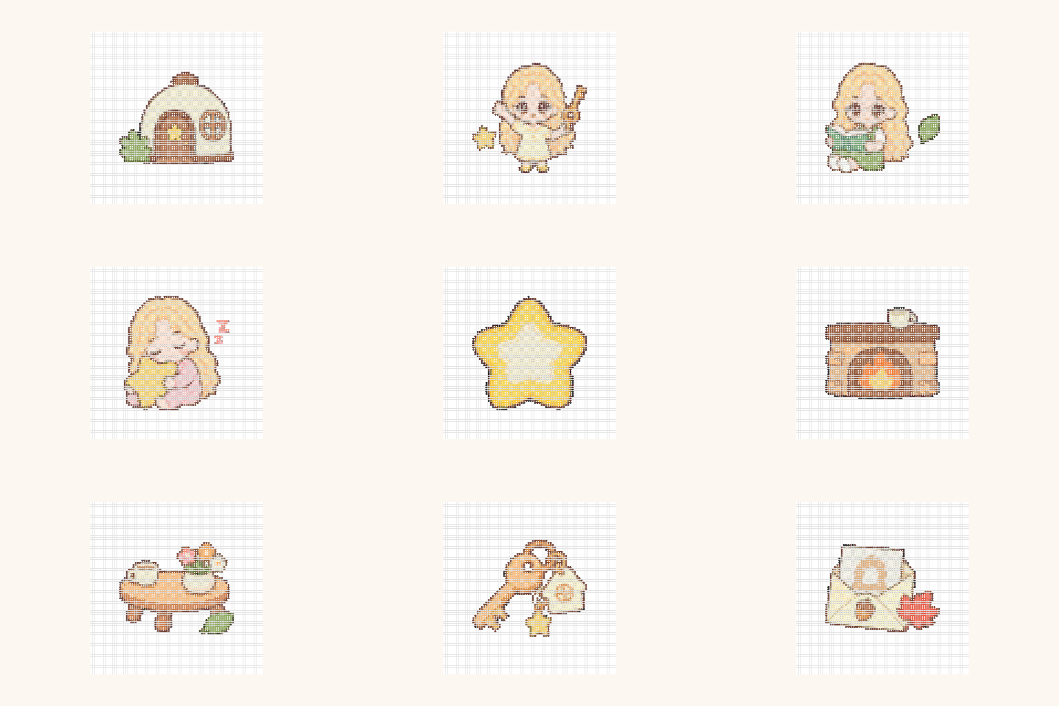 Anan's Bead Cottage — Mini Bead Pattern Pack (9 Designs) cover art