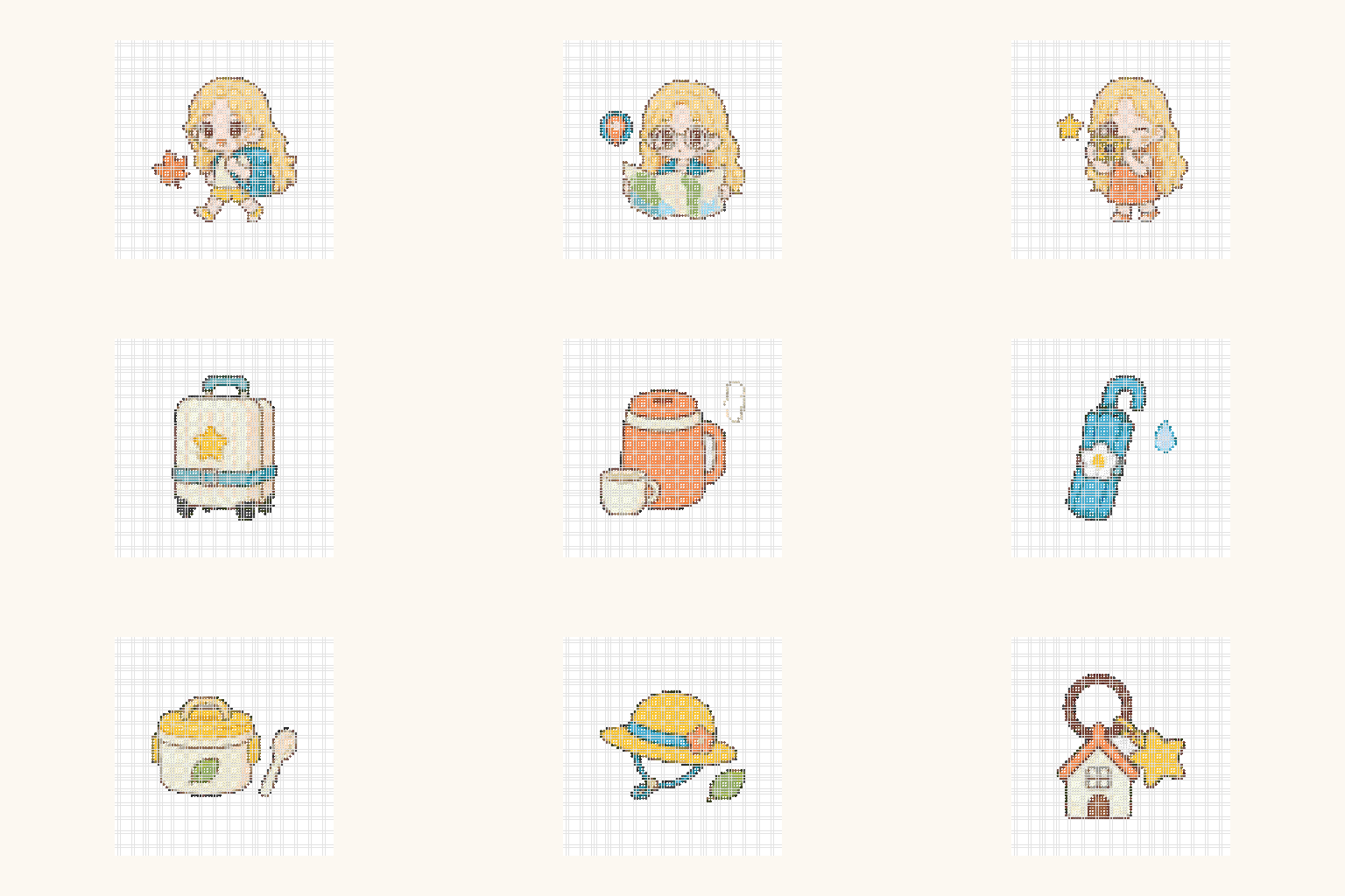 Anan's Travel Gear — Mini Bead Pattern Pack (9 Designs) cover art