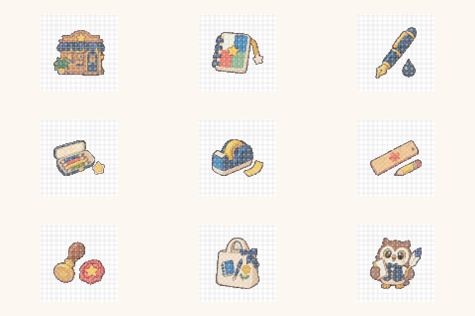Stationery General Store — Mini Bead Pattern Pack (9 Designs) cover art